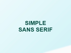 Simple Sans Serif Fonts for Modern Logos