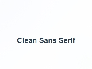 Clean Sans Serif Font Options for Logos